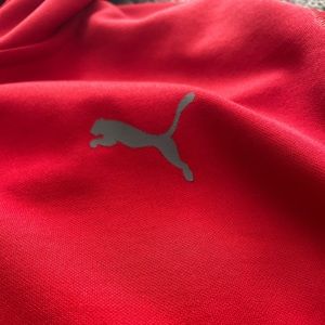 Red puma sweater
